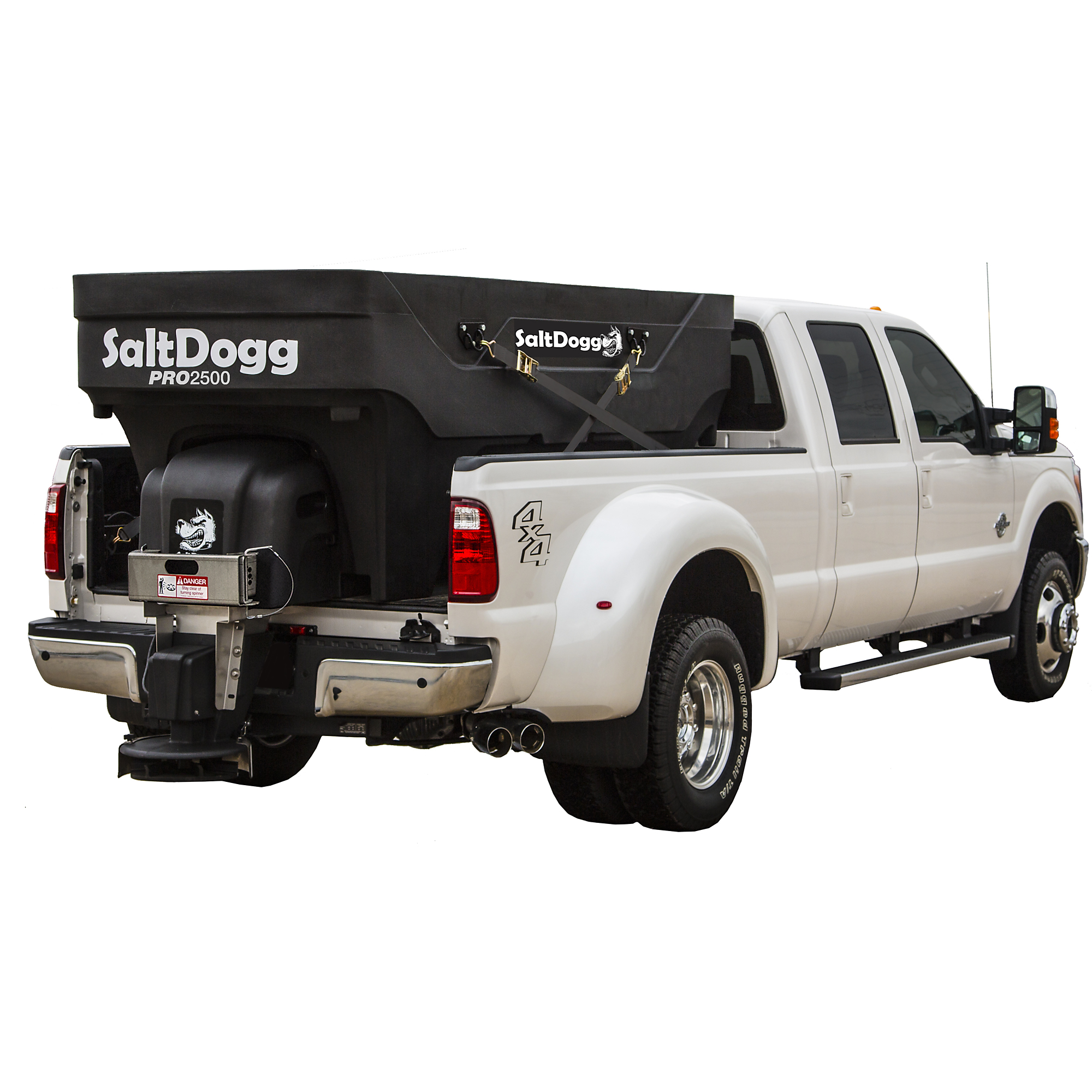 Buyers Products, 2.5 yd Electric Truck Bed Rock Salt Broadcast Spreader Chain, Max. Spread Width 30 ft, Model# PRO2500CH